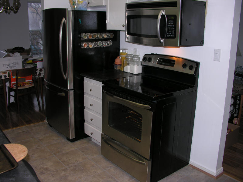 kitchen renovations refrigerator range microwave
