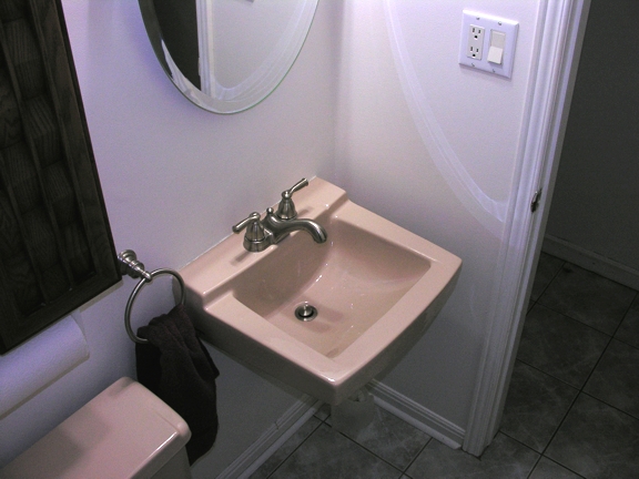 bathroom renovation sink faucet